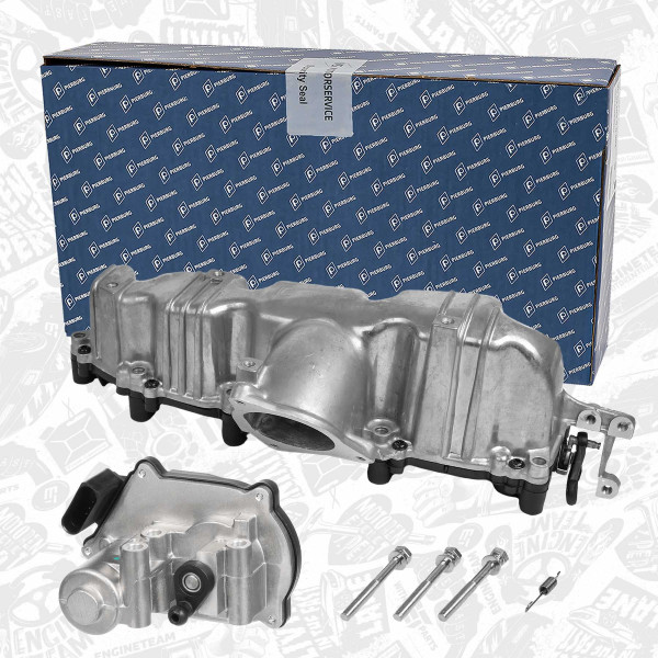 ED0142, Intake Manifold, air supply + actuator, ET ENGINETEAM, Audi Seat Skoda VW A3 A4 Q5 Altea Exeo Toledo Octavia Superb Golf Passat CAGA CBAA 2,0 TDI 2008+, 03L129711E, 03L129086, 7.06870.02.0, 7.10131.03.0