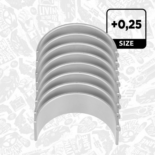 Connecting rod bearing set - LP008025 ET ENGINETEAM