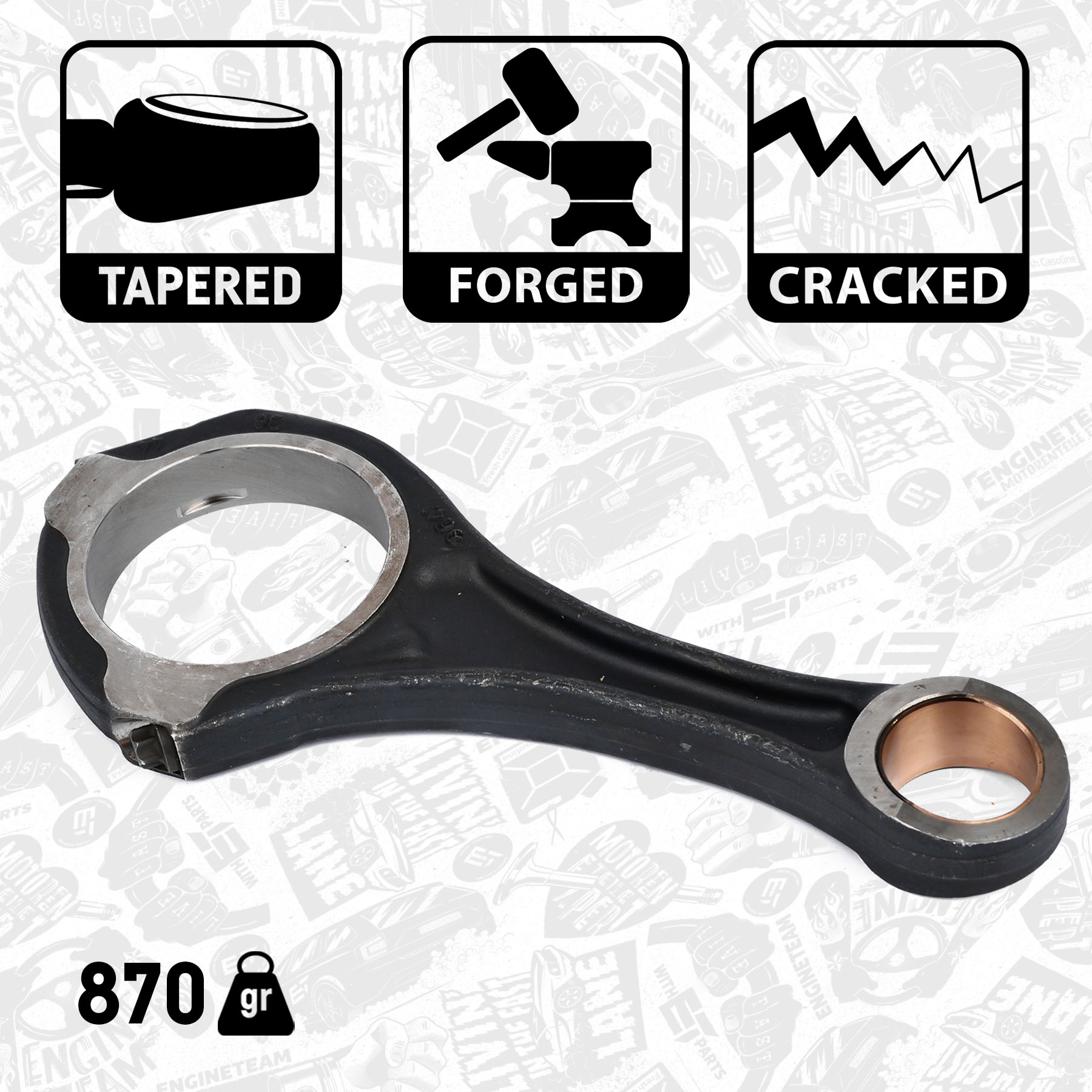 Connecting Rod OM0024 ET ENGINETEAM 40310 50009642 6420304120 