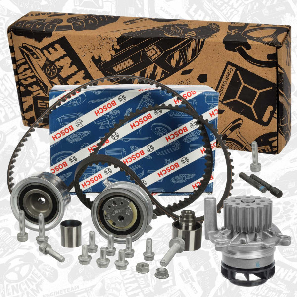 RM0023VR1, Wasserpumpe + Zahnriemensatz, ET ENGINETEAM, Audi Seat Skoda VW A1 A3 A4 A5 Q5 Toledo Exeo Leon Altea XL Alhambra Yeti Superb Octavia Fabia Golf Caddy Amarok 1,6/2,0 BiTDI/TDI CAYC CJCA 2004+, 03L109244, 03L109244E, 03L109244J, 03L109243B, 03L109243F, 03L109244G, 058109244, 03L109119E, 03L109119G, 03L109119J, 03L198119C, 03L198119D, 03L198119F, 03L198119B, 03L198119A, 03L121011H, 03L121011JX, 03L121011V, 03L121011J, 03L121011, 03L121011HX, 03L121011C, 03L121011X, 03L121011PX, 03L121011P