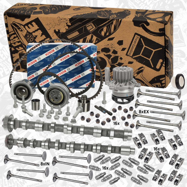 RM0023VR3, Water Pump & Timing Belt Kit, ET ENGINETEAM, Audi Seat Skoda VW A1 A3 A4 A5 Q5 Toledo Exeo Leon Altea XL Alhambra Yeti Superb Octavia Fabia Golf Caddy Amarok 1,6/2,0 BiTDI/TDI CAYC CJCA 2004+, 03L109244, 03L109611, 03L109244E, 03L109244J, 03L109601, 03L109243B, 03L109243F, 03L109244G, 058109244, 03L109119E, 03L109119G, 03L109119J, 03L198119C, 03L198119D, 03L198119F, 03L198119B, 03L198119A, 03L121011H, 03L121011JX, 03L121011V, 03L121011J, 03L121011, 03L121011HX, 03L121011C, 03L121011X, 03L121011PX, 03L121011P, 03L109021E, 03L109021, 03L109022D