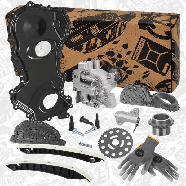 RS0117VR3, Timing Chain Kit, ET ENGINETEAM, Renault Fiat Opel Nissan Talento X-Trail Qashqai NV300 Vivaro Trafic Espace Fluence Grand Scenic Koleos Megane R9M 409 1,6 dCi 2011+, 130C1-8929R, 15010-00Q2C, 4423038, 6000616580, 6261800001, 13021-0111R, 15010-00Q2F, 95517856, A6261800001, 13070-0060R, 13085-5231R, 82009-18794, 130C1-0990R, 13028-9246R, 130289246R, 101096, 4431206, 13070-00Q0G, 8200918797, 93161657, 4449126, 8200334315, 93198575, 8200918795, 13021-87777R, 13021-4108R, 8200918794, 130243960R, 13024-3960R, 130855231R