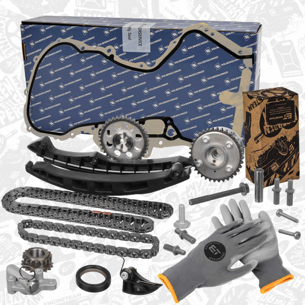 RS0125, Timing Chain Kit, ET ENGINETEAM, Audi Seat Skoda VW A3 Toledo Leon Ibiza Cordoba Altea XL Altea Roomster Rapid Octavia Fabia Touran Passat Jetta Golf EOS BAG BTS 2007+, N90256202, N91097201, 03E109511, 03C103825A, N91197001, 03C105209AC, 03C109158A, 03C109088E, 03C109088B, 03C105209BE, 03C109287F, 03C115230C, 03C109507BA, 03C109507AE, 03C109507AH, 03C109571F, 03C109571B, 038103085E, 03C109509P, 03C109469K