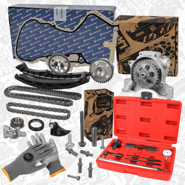 RS0125VR2, Timing Chain Kit, ET ENGINETEAM, Audi Seat Skoda VW A3 Toledo Leon Ibiza Cordoba Altea XL Altea Roomster Rapid Octavia Fabia Touran Passat Jetta Golf EOS CAXC BLP 2007+, N90256202, N91097201, 03E109511, 03C103825A, N91197001, 03C105209AC, 03C109158A, 03C109088E, 03C109088B, 03C105209BE, 03C109287F, 03C115230C, 03C109507BA, 03C109507AE, 03C109507AH, 03C109571F, 03C109571B, 038103085E, 03C109509P, 03C109469K, 03C115105AB, 03C115105L, 03C115105T, 3313, T10170, T10170/A/1, T10171, T10171A, T10340, T10414