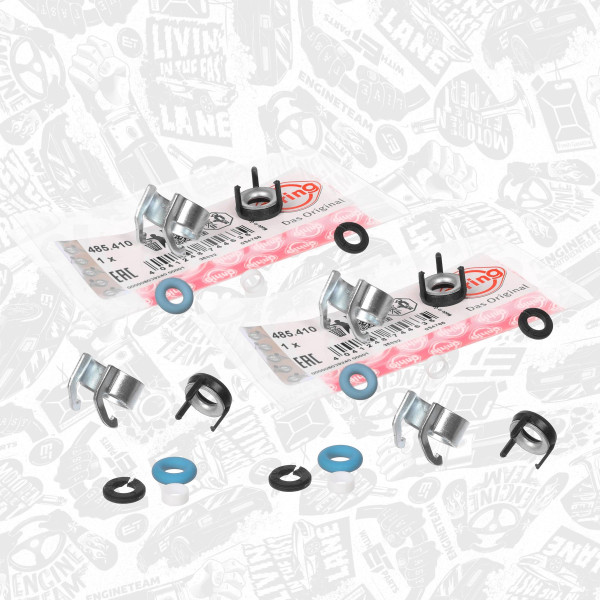 Seal Ring Set, injection valve - TM0059VR2 ET ENGINETEAM - 06J998907B, 06J998907D